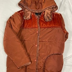 scotch and soda orange puffer